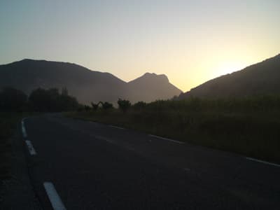 Sun's coming up