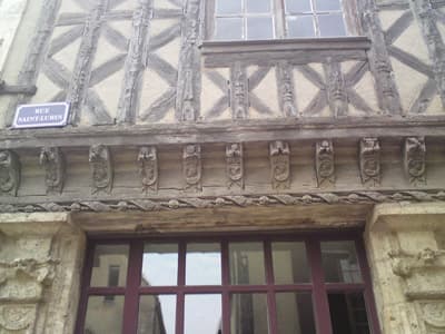 Half-timbered