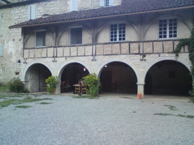 The dining terrace