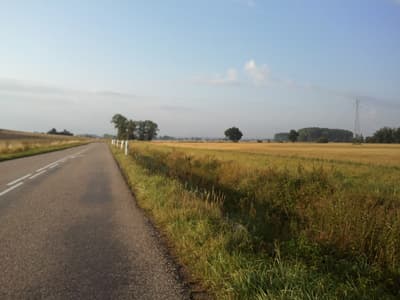 Sun and quiet roads