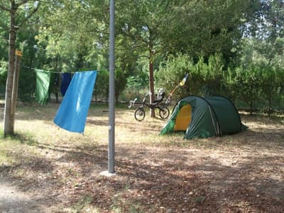 Tent up