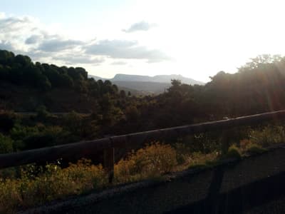Early morning climb