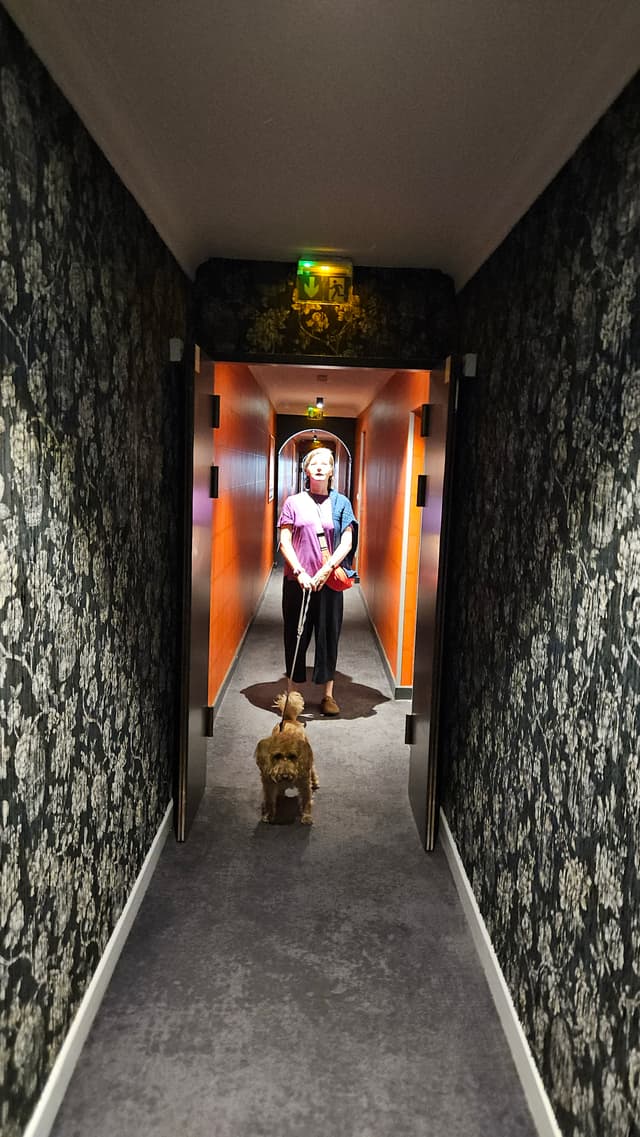 Horror film moment